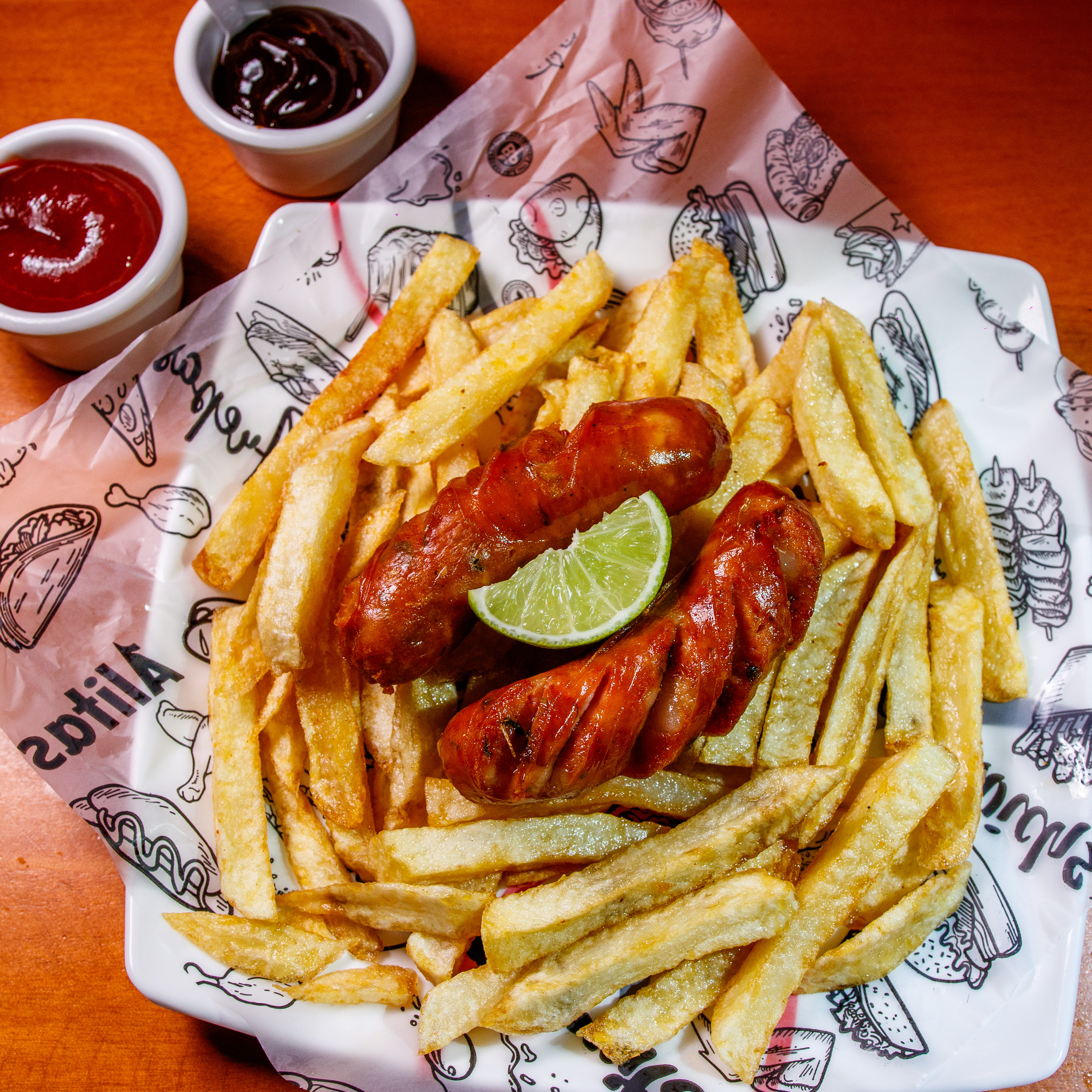 Choripapa pequeña de Papichulo