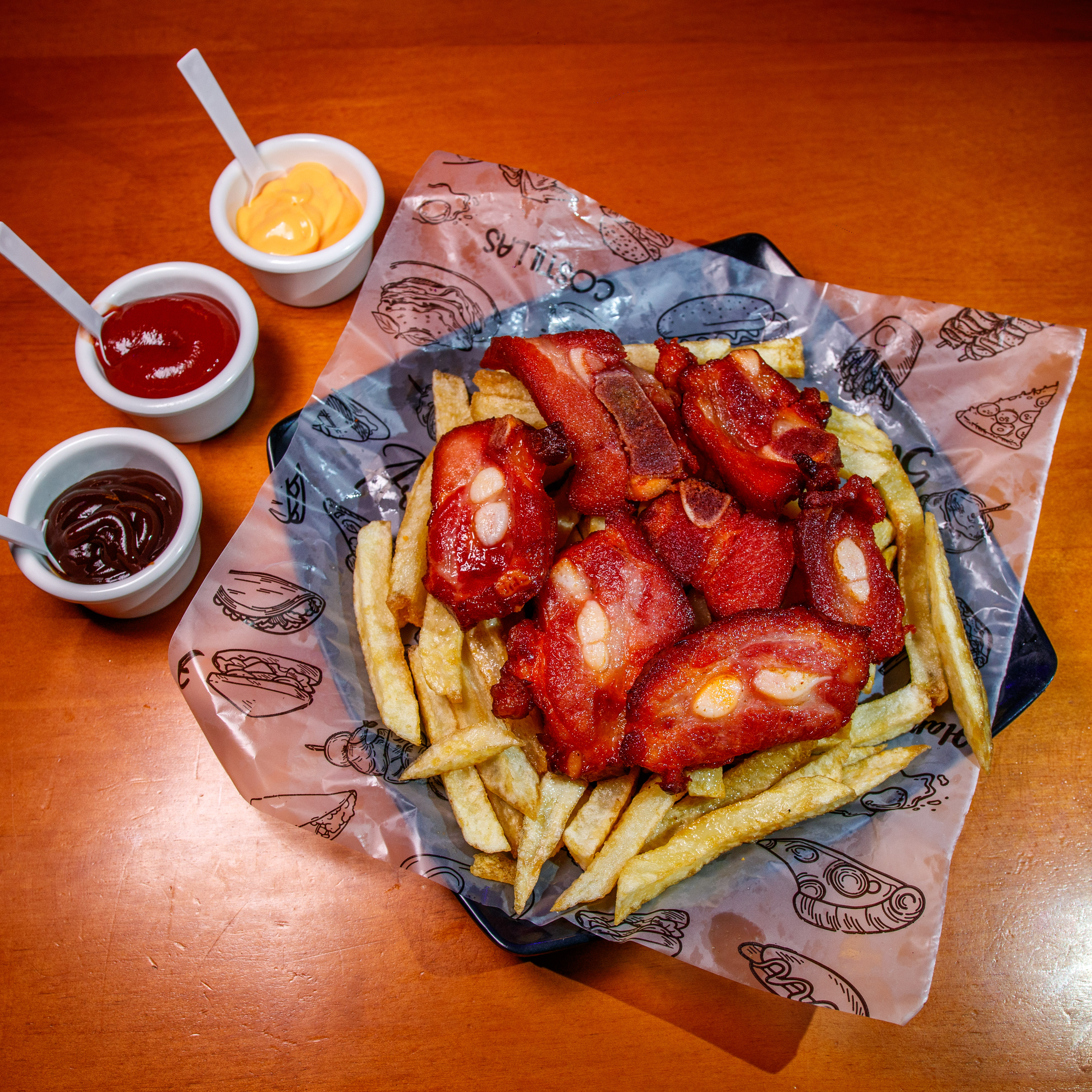 Costillas pequeñas de Papichulo